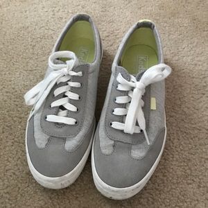 Keds white and grey